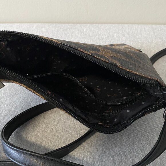 Lula Faux Leather Leopard Print Crossbody Bag - Picture 12 of 16